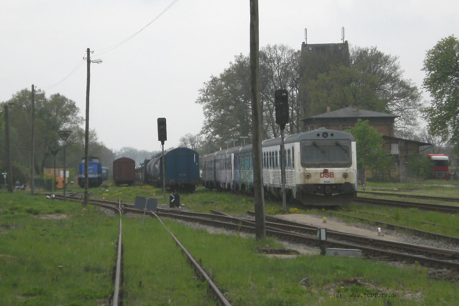 Meyenburg 08.05.2010, stillgelegtes Gleisfeld 