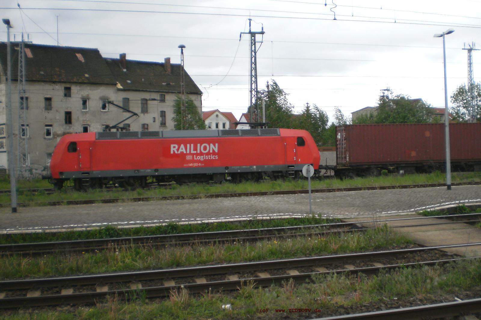 Bahnhof Stendal 17.05.2010, 145 022-0 