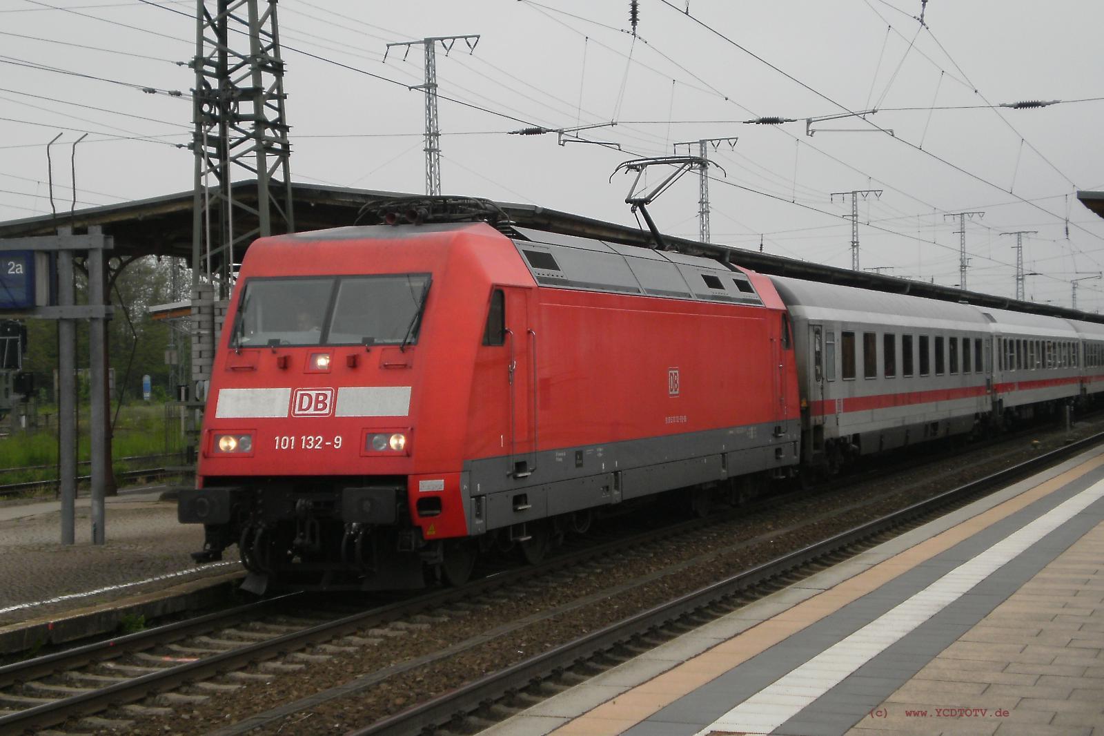 Bahnhof Stendal 23.05.2010, 101 132-9