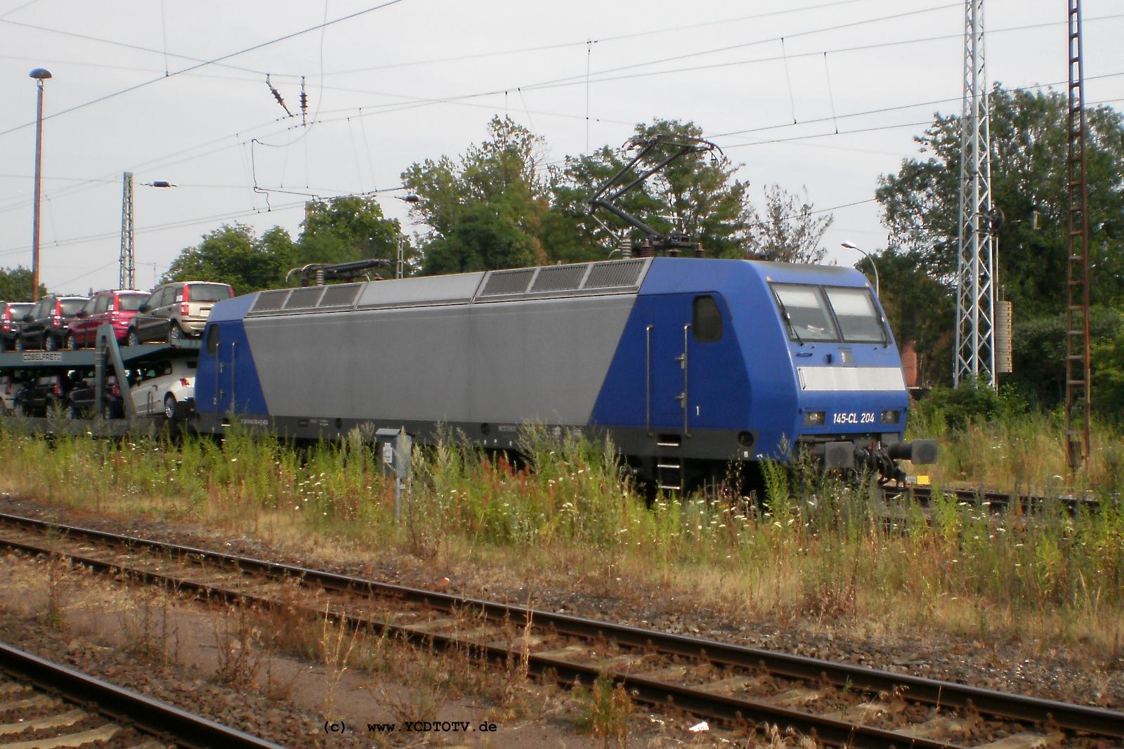 Bahnhof Stendal 12.07.2010, 145-CL 204 