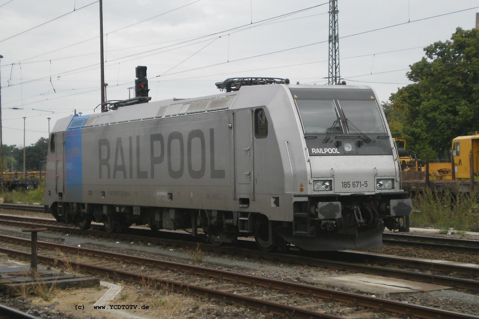 Bahnhof Stendal 09.08.2010, 671-5 RAILPOOL 