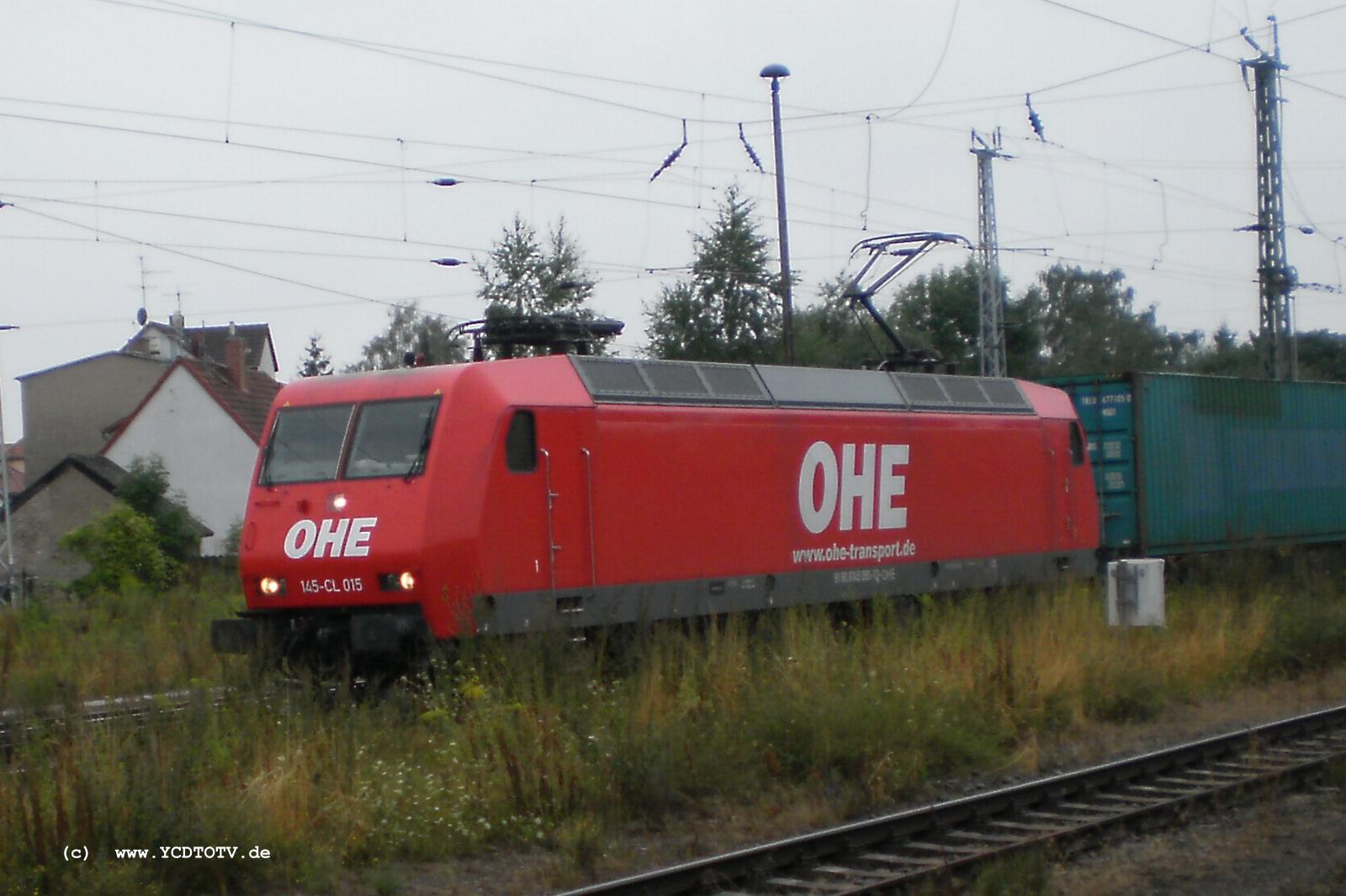 Bahnhof Stendal 12.08.2010, 145-CL 015 / OHE / 145 090-1 