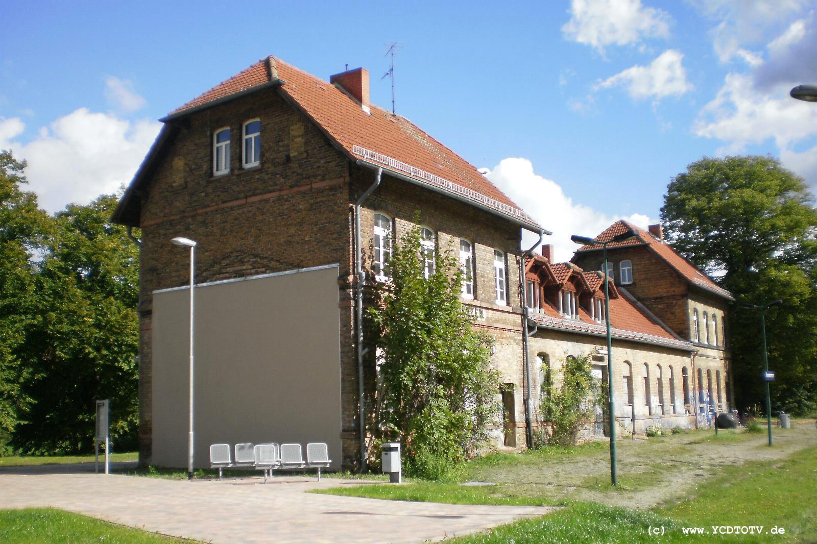 Treuenbriezen Bahnhof, 15.09.2010, Gleisseite 